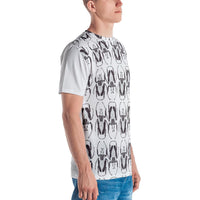 Black & White Opposites Beetles by Robert Bowen Men's T-shirt - Robert Bowen Tees